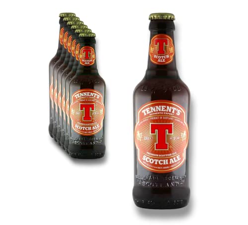 6 x Tennent's Scotch Ale 0,33l - Premium Bier aus Schottland mit 9% Vol. von Bier