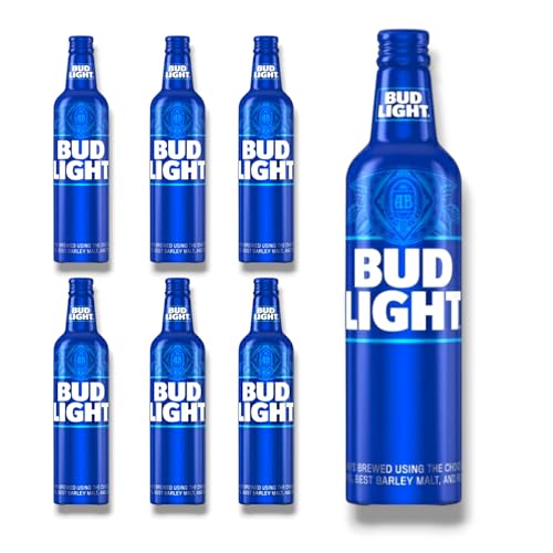 Bud Light Aluflasche 6 x 473ml - Original Import aus den USA - Twist-Off Cap - Anheuser Busch von Bier