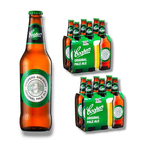 Coopers Original Pale Ale 12 x 375ml- Bier aus Australien mit 4,5% Vol. - Inkl. Haus der Biere Berlin Bierdeckel von Bier