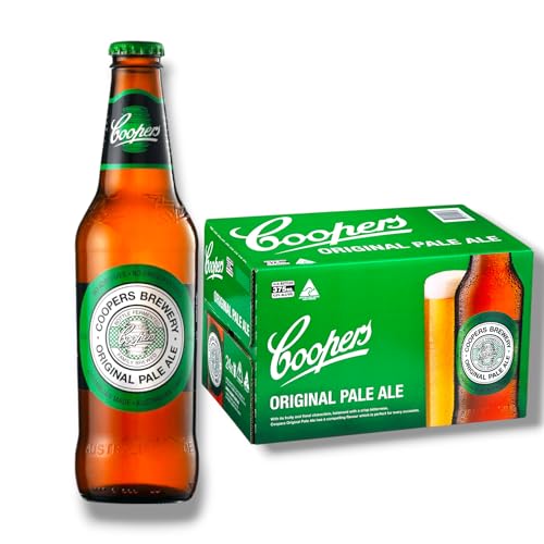 Coopers Original Pale Ale 24 x 375ml- Bier aus Australien mit 4,5% Vol. - Inkl. Haus der Biere Berlin Bierdeckel von Bier