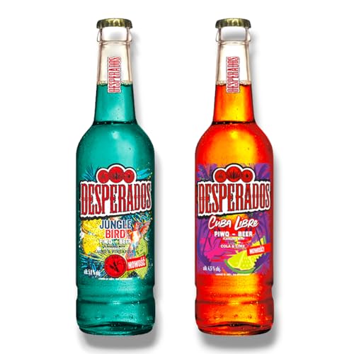 Desperados Bier Sommeredition Mix - Jungle Bird 5,9% Vol. & Cuba Libre 4,5% Vol. 6 x 400ml von Bier