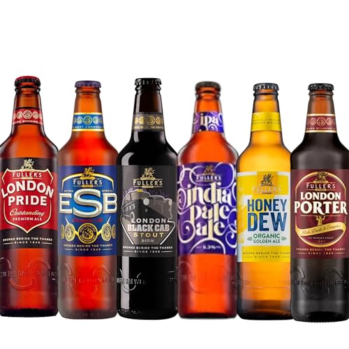 FULLERS BREWERY BIER IM MIX - IPA,PRIDE,PORTER,HONEY DEW,ESB UND BLACK CAB je eine Flasche a 500ml von Bier