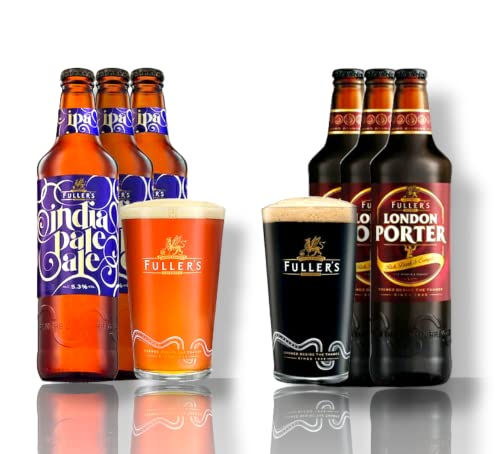 Fullers Brewery Bier im Mix - 3 x Fullers India Pale Ale + 3x Fullers London Porter von Bier