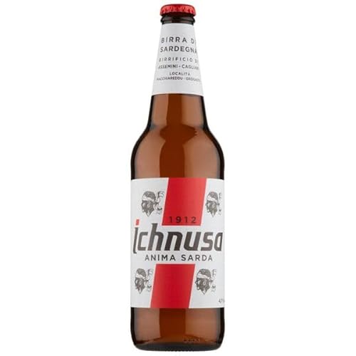 Ichnusa Anima Sarda 6 x 0,33l- Das erfrischende Lager aus Sardinien mit 4,7% Vol.- Birra di Sardegna-Inklusive Haus der Biere Berlin Bierdeckel von Bier
