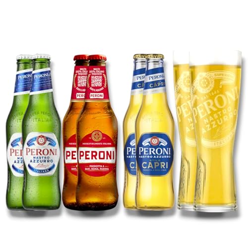 Peroni Bier Genuss - Paket inklusive original Bierglas von Bier