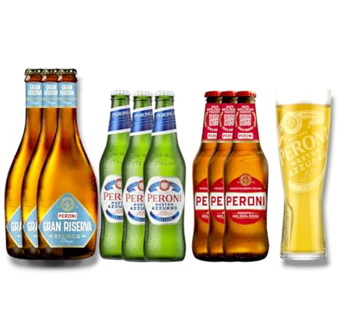 Peroni Festtags-Bier Paket inklusive original Biergläser von Bier