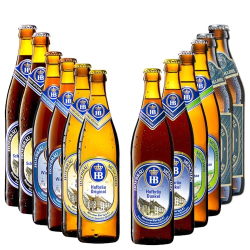 Hofbräu München 12er Probier Bierpaket von BierSelect