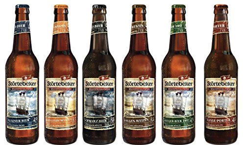 24 Flaschen Störtebeker Schatzkiste a 0,5L inc. 1.92€ MEHRWEG Pfand Bierspezialitäten Mix aus 6 x 4er von Bierspezialitäten Störtebeker