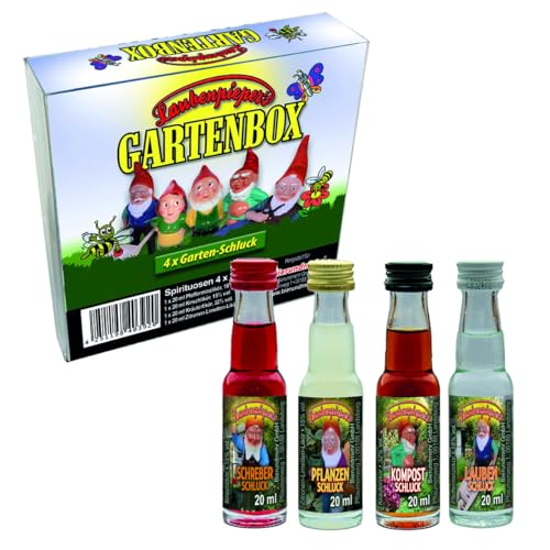 Hobby Mini's (4 x 20 ml Mini-Spirituosen) (Garten) von Bierundmehr