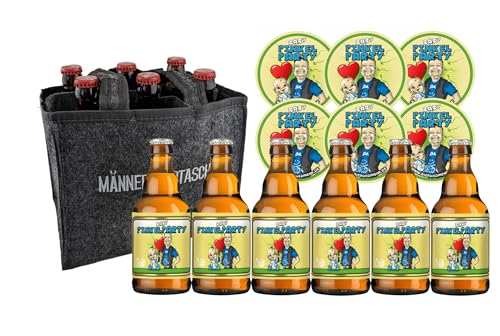 Männerhandtasche | Biertragetasche | Männerhandtasche | Biergeschenke | Männer | Herrentag | Geburtstagsidee | Weihnachten | Ostern | Sixpack (Pinkel Party) von Bierundmehr