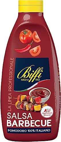 Biffi Barbecue-Sauce - leicht würzig, mit 100% italienischer Tomate - 900g Flasche von Biffi Milano 1852