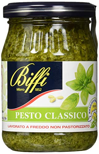 Biffi Milano 1852 Klassisches Pesto mit PDO Genua Basilikum, 6er Pack (6 x 190 g) von Biffi Milano 1852