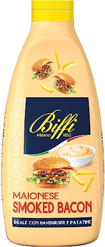 Biffi Smoked Bacon-Mayonnaise - Geschmack: Räucherspeck - 800 g Flasche von Biffi Milano 1852