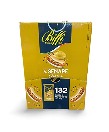 SENAPE MONODOSE IN BUSTINE, CONFEZIONE DA 132 BUSTINE DI 10G von Biffi Milano 1852