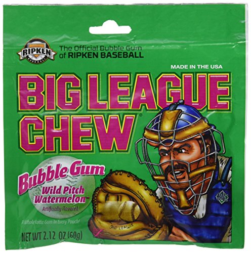 Big League Chew Bubble Gum Wassermelone 2.12 OZ (60g) 6er Pack von Big League Chew