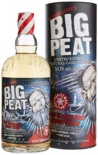 Douglas Laing Big Peat Limited Christmas Edition Islay Blended Malt Whisky mit Geschenkverpackung (1 x 0.7 l) von Big Peat