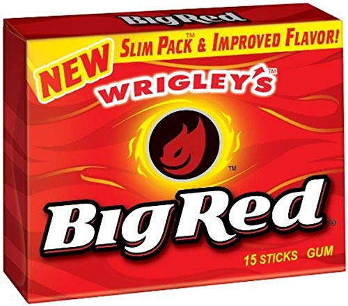 Wrigleys Kaugummi Big Red Zimt, 15 Streifen von Big Red