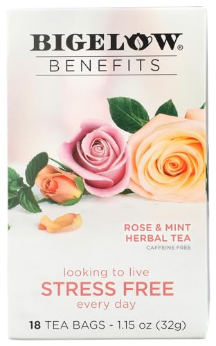 Bigelow Rcb01027 Benefits Decaf Rose Mint Tea Bags, 18/Box von Bigelow Tea