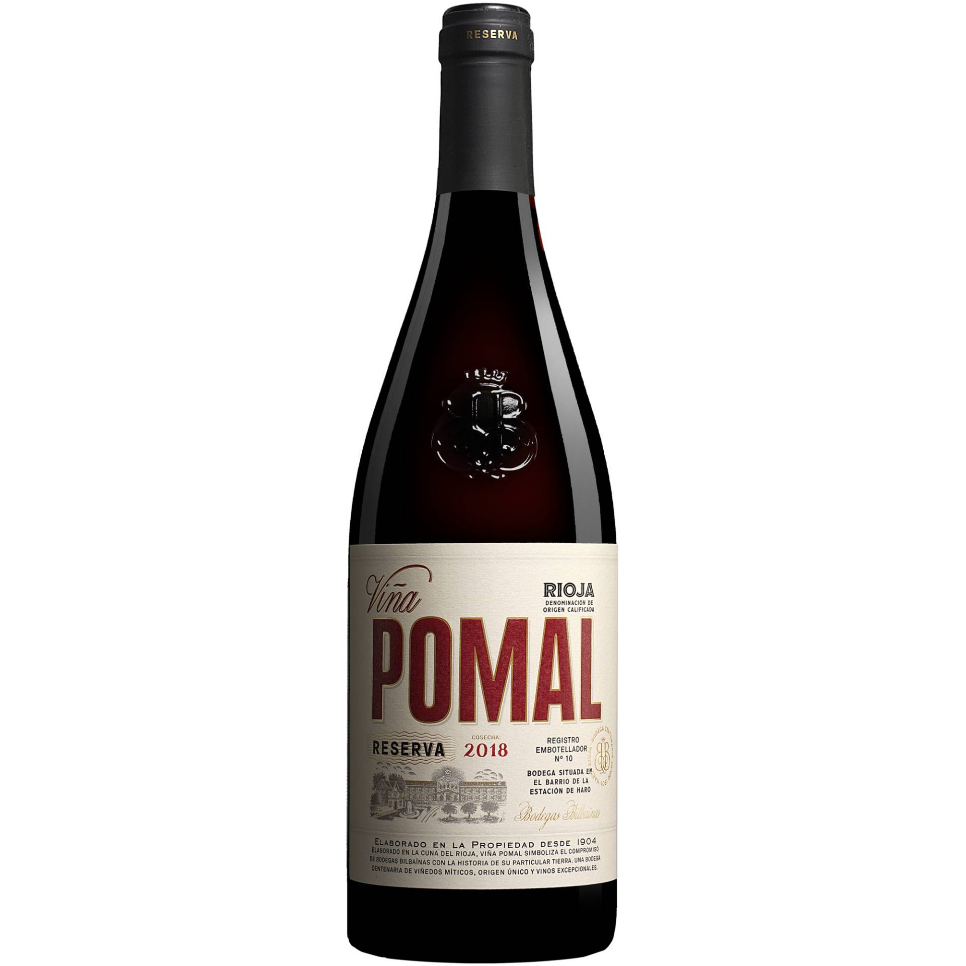 Viña Pomal Reserva 2018  0.75L 14% Vol. Rotwein Trocken aus Spanien von Bilbaínas