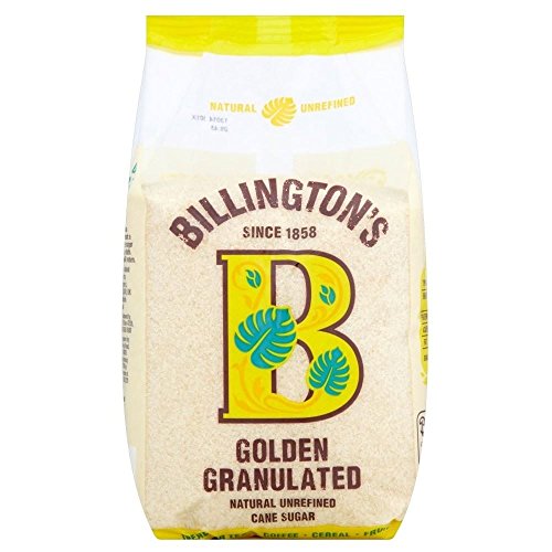 Billington Natural Goldene Granulated Rohrohrzucker (1 kg) - Packung mit 6 von Billington's