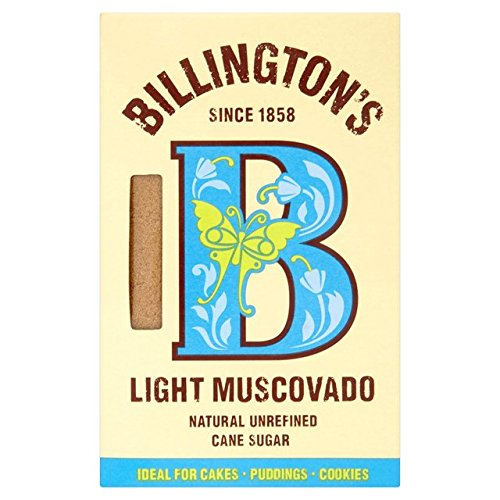 Billington's Natural Light Muscovado Sugar 1KG von Billington's Since 1858