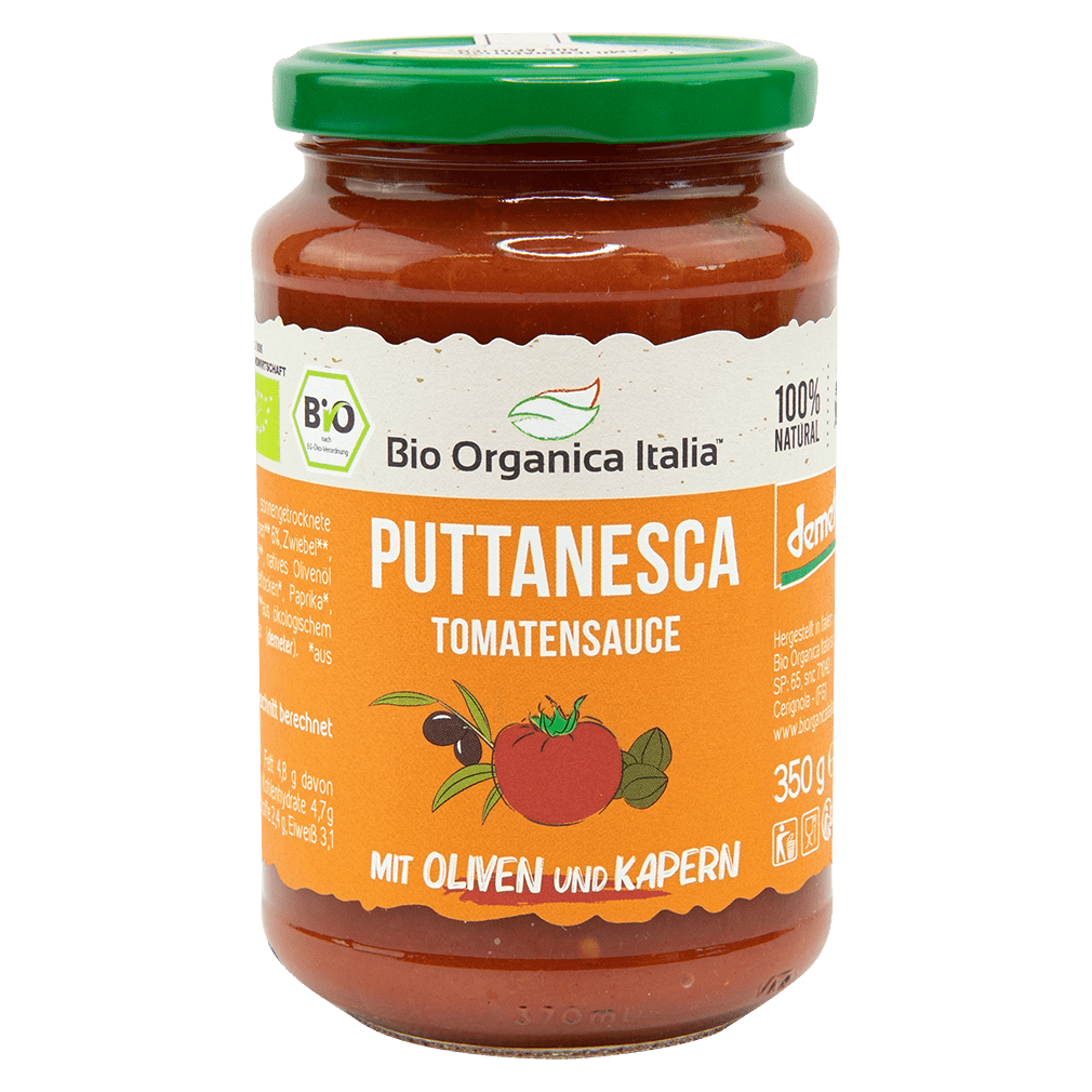 Bio Puttanesca Tomatensauce von Bio Organica Italia