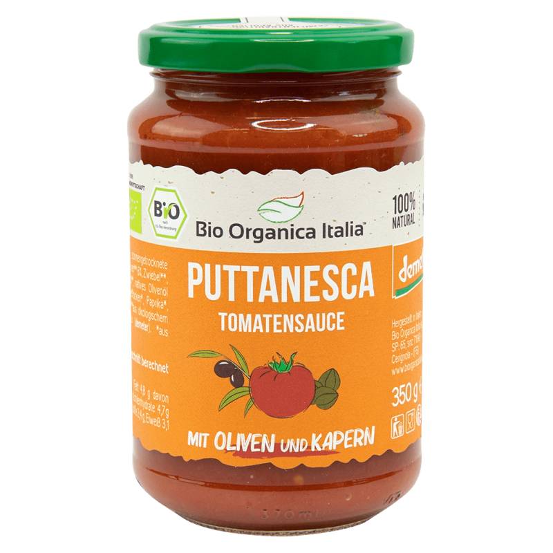 Bio Puttanesca Tomatensauce von Bio Organica Italia