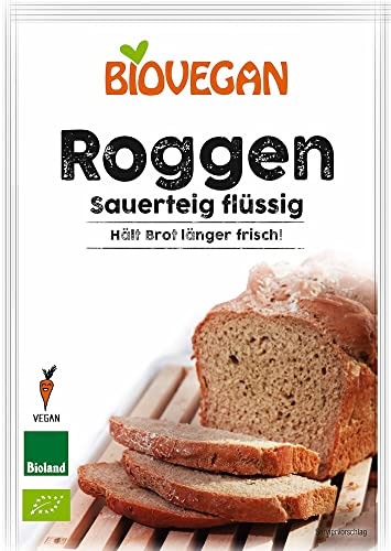 Biovegan Roggen Sauerteig flüssig, Bioland, BIO (2 x 150 gr) von Biovegan