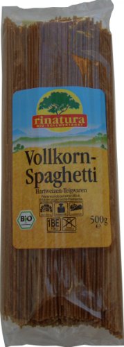 VOLLKORN-SPAGHETTI von Bio Rinatura, 500g von Bio rinatura NATÜRLICH WERTVOLL