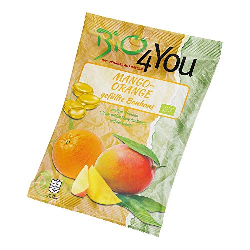 Bio4you gefüllte Bonbons - Mango-Orange 75g von Bio4you