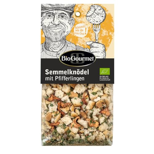 BioGourmet Fertigmischung für Semmelknödel mit Pfifferlingen 1 x 140g Beutel Bio von BioGourmet