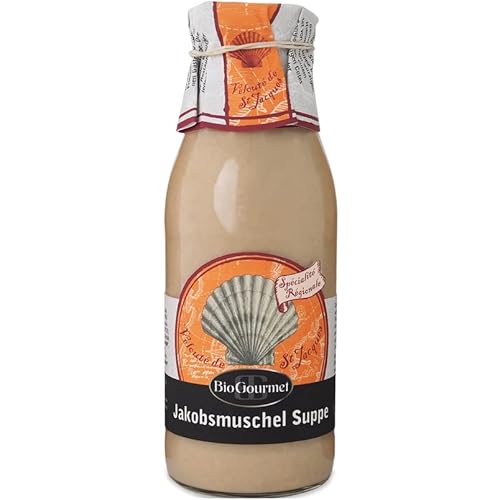 BioGourmet Jakobsmuschel Suppe, 480g Flasch eine Delikatesse aus der Bretagne! von BioGourmet