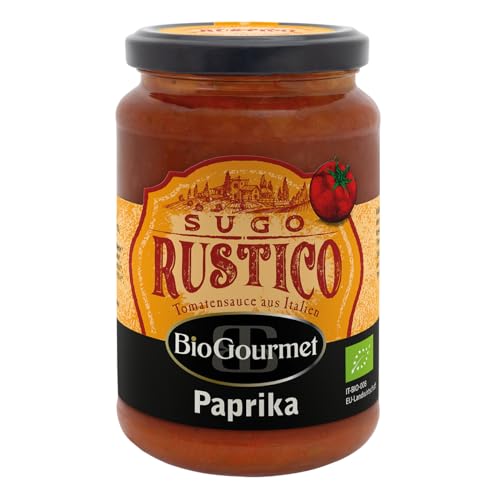 BioGourmet Sugo Paprika 1 x 340g Glas Bio von BioGourmet