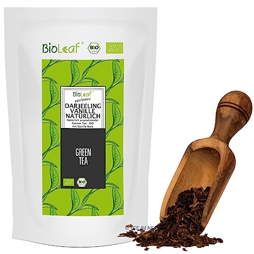 BioLeaf® Grüner Tee Vanille natürlich - BIO (100 Gramm) von BioLeaf