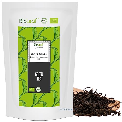 BioLeaf® Grüner Tee Leafy Green Kolumbien - BIO (100 Gramm) von BioLeaf