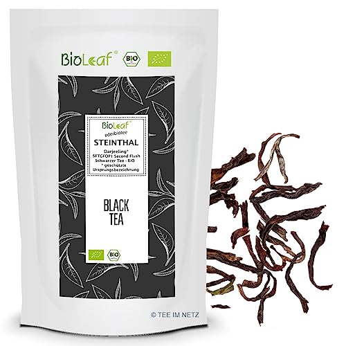 BioLeaf® Schwarzer Tee Darjeeling* Steinthal SFTGFOP1 Second Flush - BIO (100 Gramm) von BioLeaf