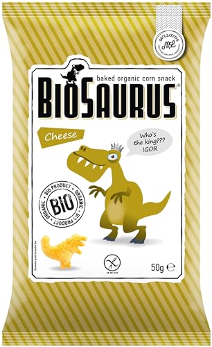 BioSaurus Bio Snack aus Mais Cheese 2 x 50 gr von BioSaurus