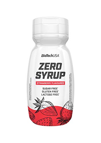 5 x Biotech USA Zero Syrup, 320ml Spender, Ahornsirup (5er Pack) von BioTechUSA