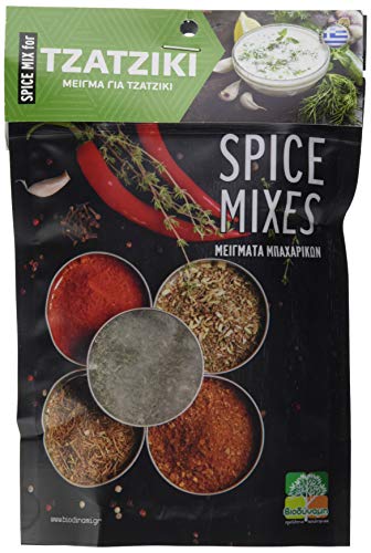 Biodinami Gewürzmischung für griechisches Tzatziki - Spice mix for Tzatziki 90g, 5 Stück von LZBBD