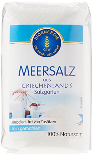 Bioenergie Meersalz fein Griechenland, 8er Pack (8 x 500 g) von Bioenergie