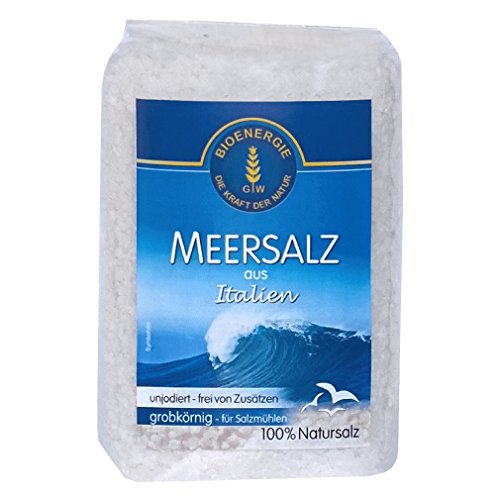 Bioenergie Meersalz grob Italien, 1er Pack (1 x 1 kg) von Bioenergie