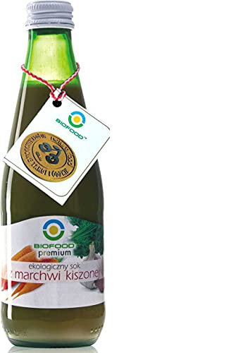 BIOFOOD BIO-KAROTTENSAFT, MILCHSAUER VERGOREN, milchsauer vergoren, 300ml Glasflasche, wiederverschließbar von Biofood