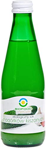 BIOFOOD BIO-SAURE GURKENSAFT, milchsauer vergoren, 300ml Glasflasche, wiederverschließbar von Biofood