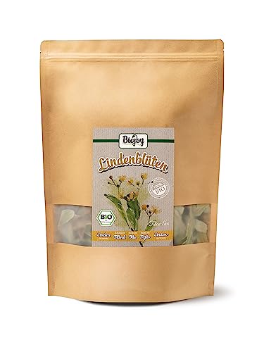 Biojoy BIO-Lindenblüten getrocknet (100 g), ganze Blüten für Lindenblütentee (Tiliae flos) von Biojoy