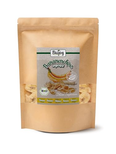 Biojoy BIO-Bananenchips (500 g), getrocknet und ungeschwefelt von Biojoy