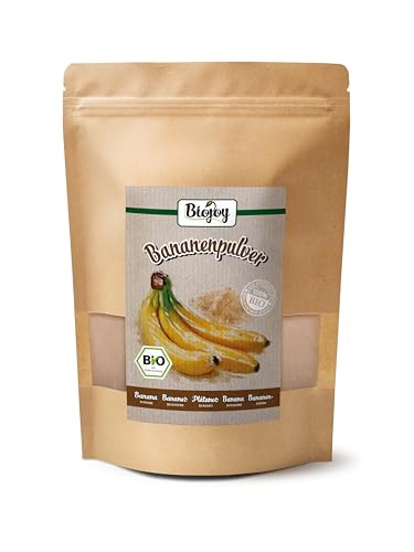 Biojoy BIO-Bananenpulver (500 g), ideal für Milch und Shake, ohne Zusätze von Biojoy