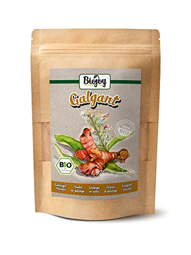 Biojoy BIO-Galgant Pulver (250 g), Galgantwurzel schonend gemahlen (Alpinia galanga) von Biojoy