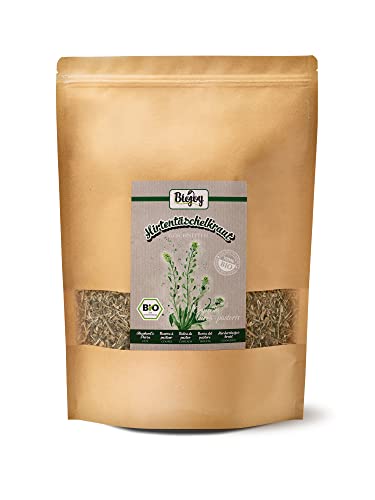 Biojoy BIO-Hirtentäschel-Tee (500 g), Hirtentäschelkraut getrocknet und geschnitten (Capsella bursa-pastoris) von Biojoy