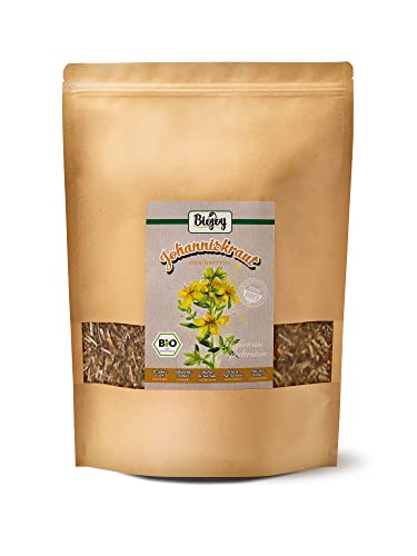 Biojoy BIO-Johanniskraut-Tee (750 g), getrocknet und geschnitten, Kräutertee (Hypericum perforatum) von Biojoy