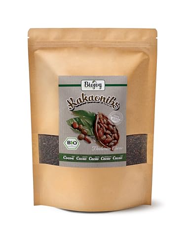 Biojoy BIO-Kakaonibs (1 kg), ganz und roh, Cacao nibs (Theobroma Cacao) von Biojoy